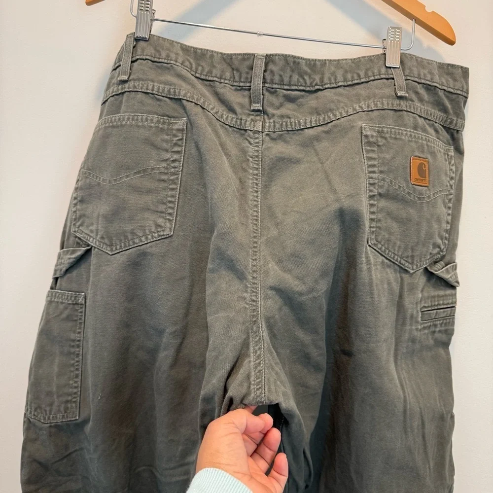 Carhartt Loose Fit Washed Duck Utility Work Pant size  44 X 32